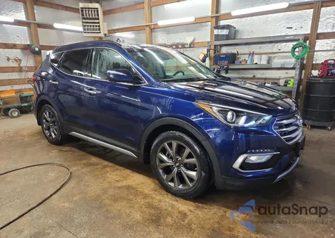 2017 Hyundai Santa Fe Sport из США, поврежденный, VIN 5XYZWDLA6HG503118